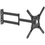 Aisens Soporte Pared WT65TSLE-383 Giratorio, Inclinable, Nivelable para Monitores y TV de 23-65" hasta 35kg Negro